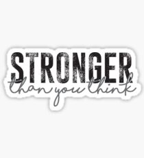 Stärker als du denkst Sticker