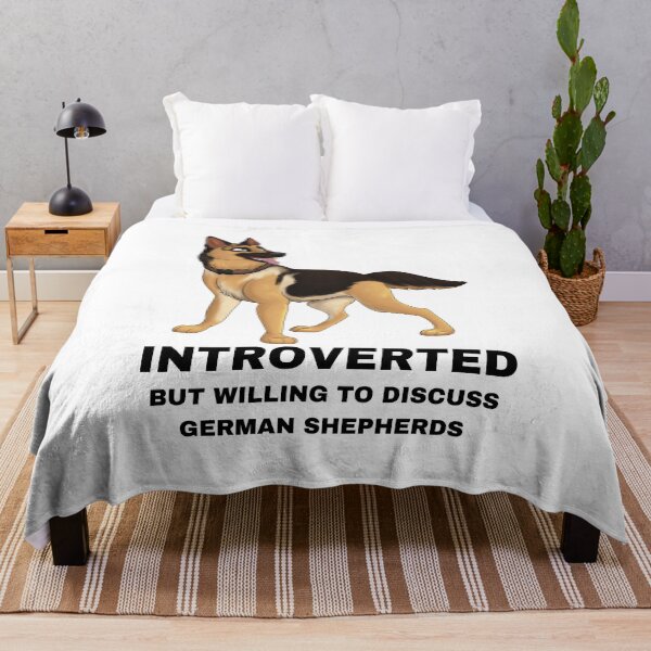 Item preview, Introverted But Willing To Discuss German Shepherds designed and sold by caseysketches.