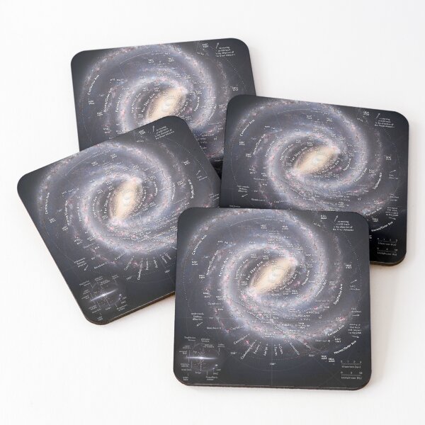 Item preview, **ENGLISH** Milky Way Galaxy Map HD (recommended) designed and sold by Pablo Carlos Budassi.