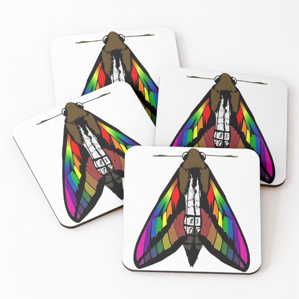 Item preview, Two-spirit Pride Moth designed and sold by RedTailArts.