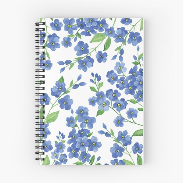 Item preview, Delicate Watercolor Forget Me Not Blue Flower Sympathy designed and sold by emmyandotzy.