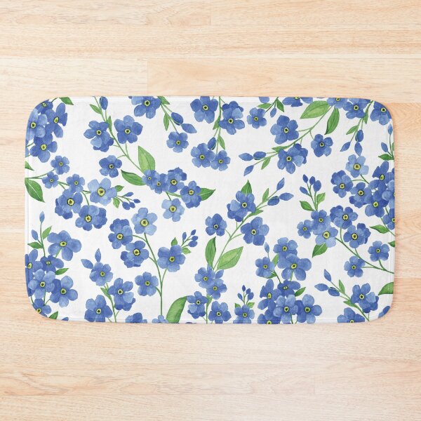 Item preview, Delicate Watercolor Forget Me Not Blue Flower Sympathy designed and sold by emmyandotzy.