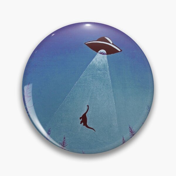 Item preview, Blue Art Print Of "Where Have The Dinosaurs gone?" designed and sold by MLpaintings.