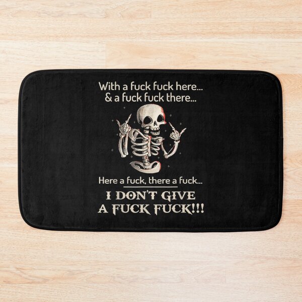 Item preview, Funny I Don't Give A Fck Fck Skeleton For Man Woman  designed and sold by jerrie9.