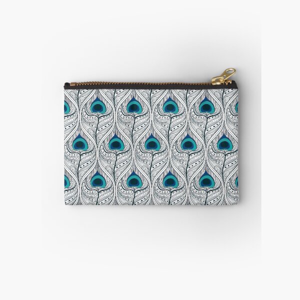 Item preview, Decorative Peacock Feather Seamless Pattern, Peacock Feather Pattern, Peacock Feather Vector Pattern designed and sold by graphic-genie.