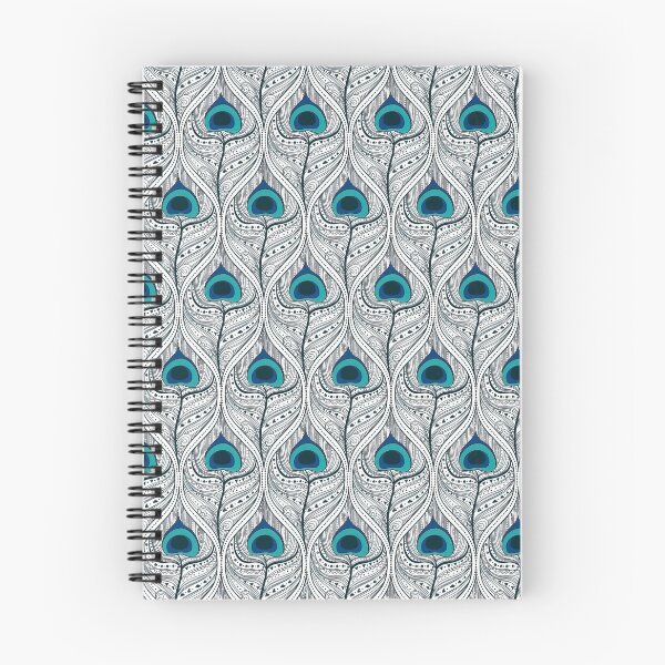 Item preview, Decorative Peacock Feather Seamless Pattern, Peacock Feather Pattern, Peacock Feather Vector Pattern designed and sold by graphic-genie.