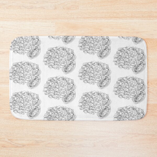 Item preview, Abstract Minimalist Brain Psychology Sketch designed and sold by hopecope.