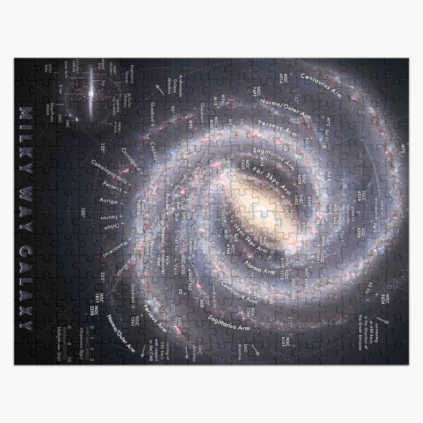 Item preview, **ENGLISH** Milky Way Galaxy Map HD (recommended) designed and sold by Pablo Carlos Budassi.
