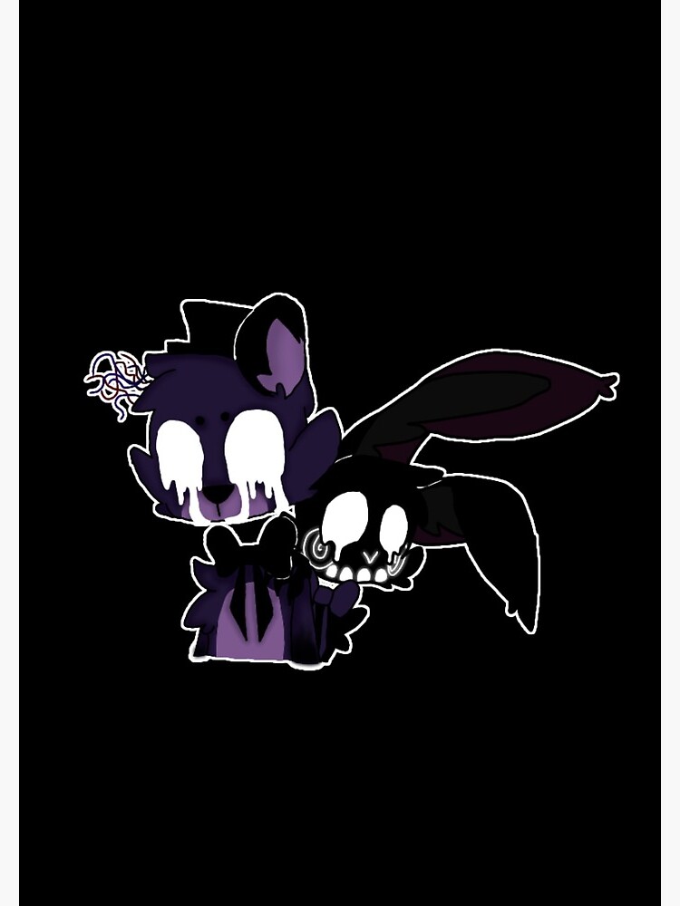 In the Shadows// Shadow Bonnie and Shadow Freddy Poster for Sale by  TheAlmightyJay