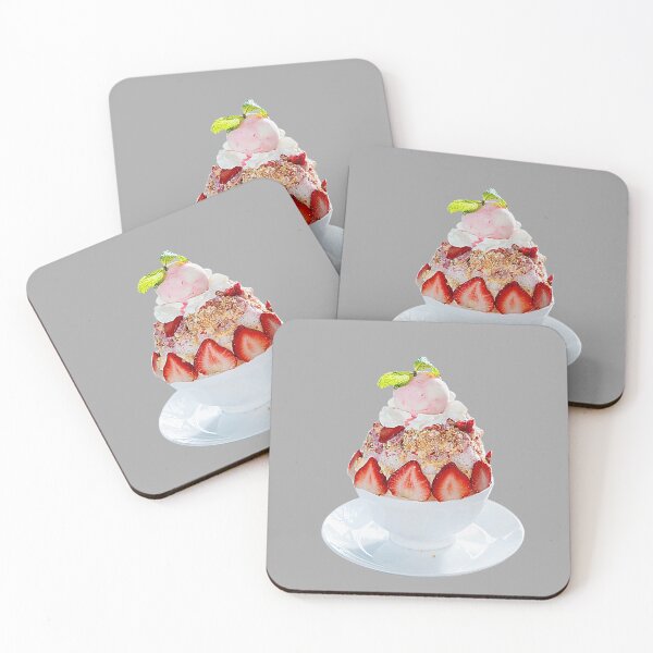 Item preview, Korean Bingsu with Strawberries designed and sold by NerdyByDesign.