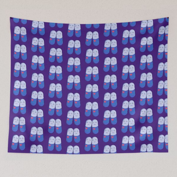Item preview, Happy Pills - Oxytocin (Blue) designed and sold by EmyBeeDesigns.
