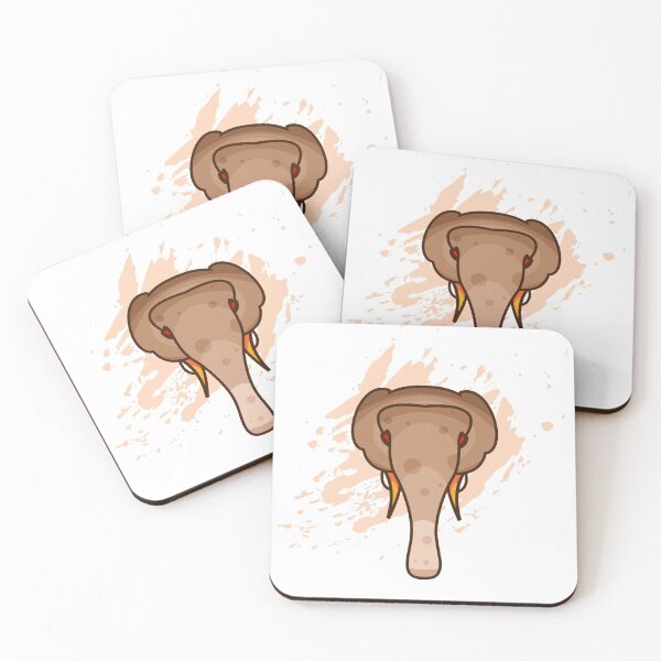Item preview, elephant illustration flat design artwork designed and sold by Rizky Dwi Aprianda.