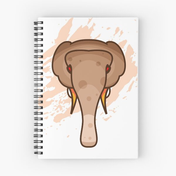 Item preview, elephant illustration flat design artwork designed and sold by Rizky Dwi Aprianda.