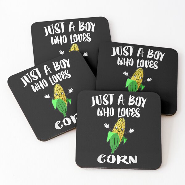Item preview, Just A Boy Who Loves Corn Vegetables  designed and sold by jerrie9.