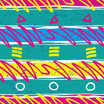 Artwork thumbnail, Cool Retro Pattern by PatternTale