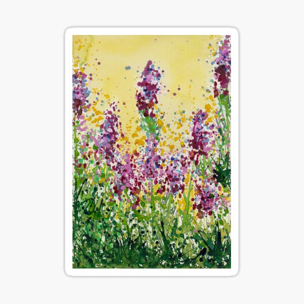 Lavender Fields Sticker