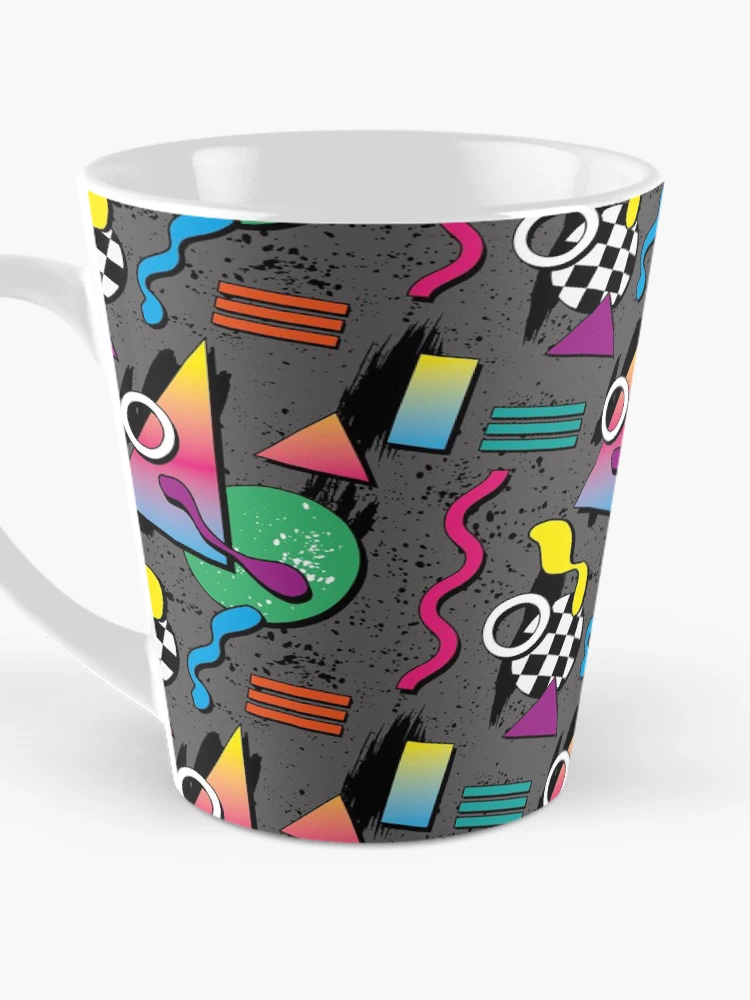 Imagen 3 de 4, Taza de café con la obra Cool Auto Reverse Retro Pattern, diseñada y vendida por PatternTale.