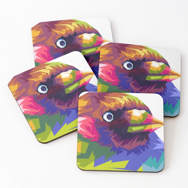 Item preview, Pájaro mascota PopArt WPAP designed and sold by Rizky Dwi Aprianda.