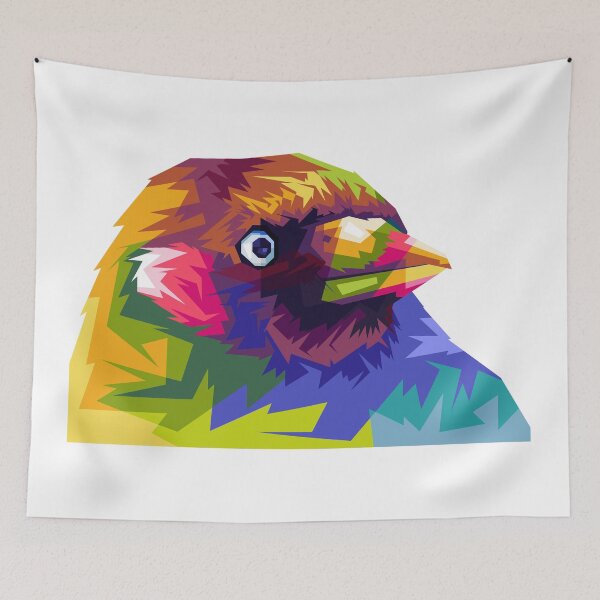 Item preview, Pájaro mascota PopArt WPAP designed and sold by Rizky Dwi Aprianda.