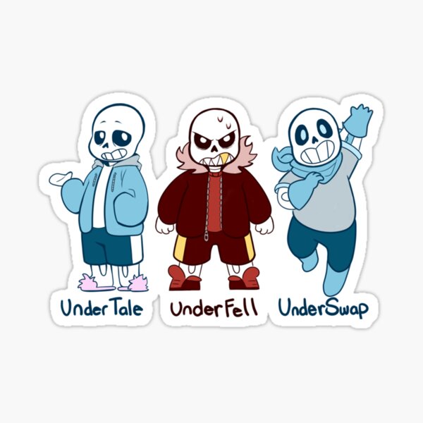 Undertale AU Stickers Undertale Underfell Underswap 