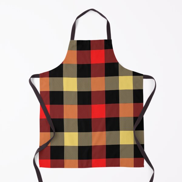 Aperçu de l'œuvre Conception à carreaux à carreaux tartan rouge noir et or créée et vendue par bubbley2021.