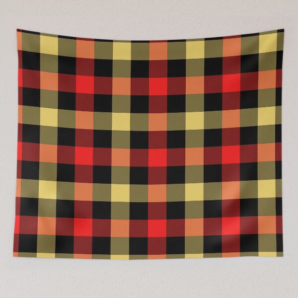Item preview, Red black and gold tartan plaid checkered design, Black And Gold,Red And Black designed and sold by bubbley2021.