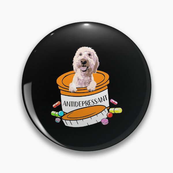 Item preview, Goldendoodle Antidepressant Long Sleeve T-Shirt designed and sold by jennynicho.
