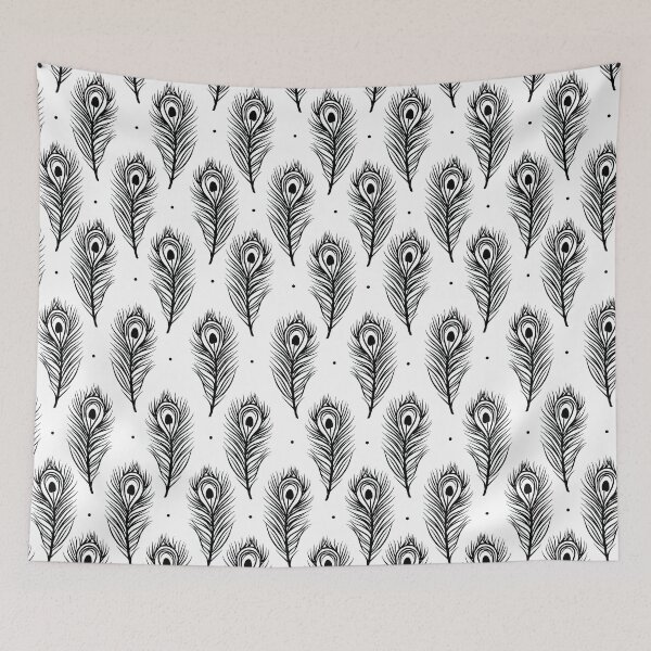 Item preview, Peacock Feather Seamless Pattern, Peacock Feather Pattern, Peacock Feather Vector Pattern designed and sold by graphic-genie.