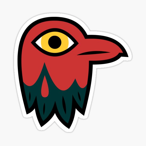 Blood Bird Sticker