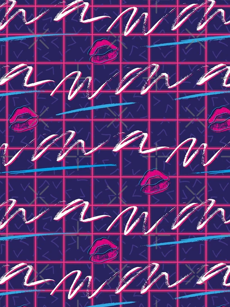 Thumbnail 5 of 5, iPhone Case, Synthwave Retro Pattern designed and sold by PatternTale.