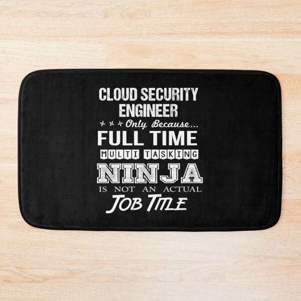 Item preview, Cloud Security Engineer T Shirt - Multitasking Ninja Job Gift Item Tee designed and sold by chencktwan.