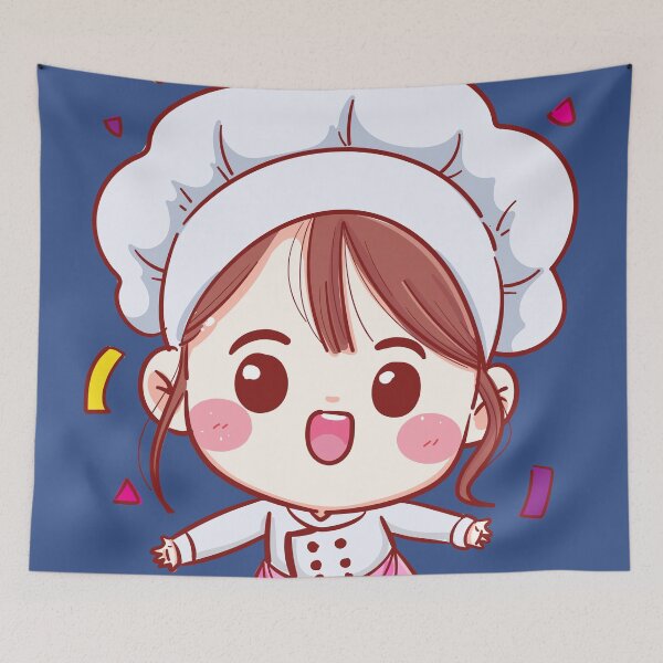 Item preview, Cute Chef Girl  designed and sold by roocky.