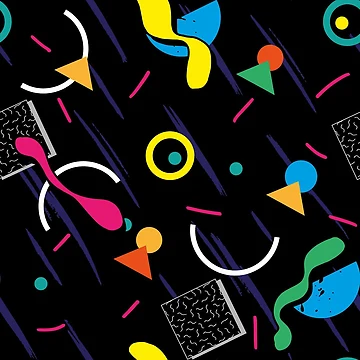 Artwork thumbnail, Synthwave Retro Pattern by PatternTale
