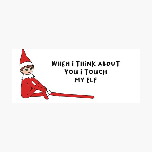 Item preview, Christmas Card - Touch My Elf designed and sold by Joshua-Ray Elsier.