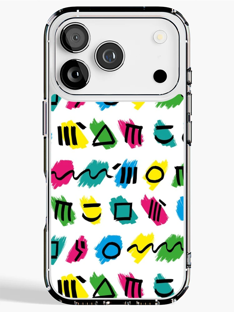 Thumbnail 1 of 5, iPhone Case, Cool Symbol Retro Pattern designed and sold by PatternTale.