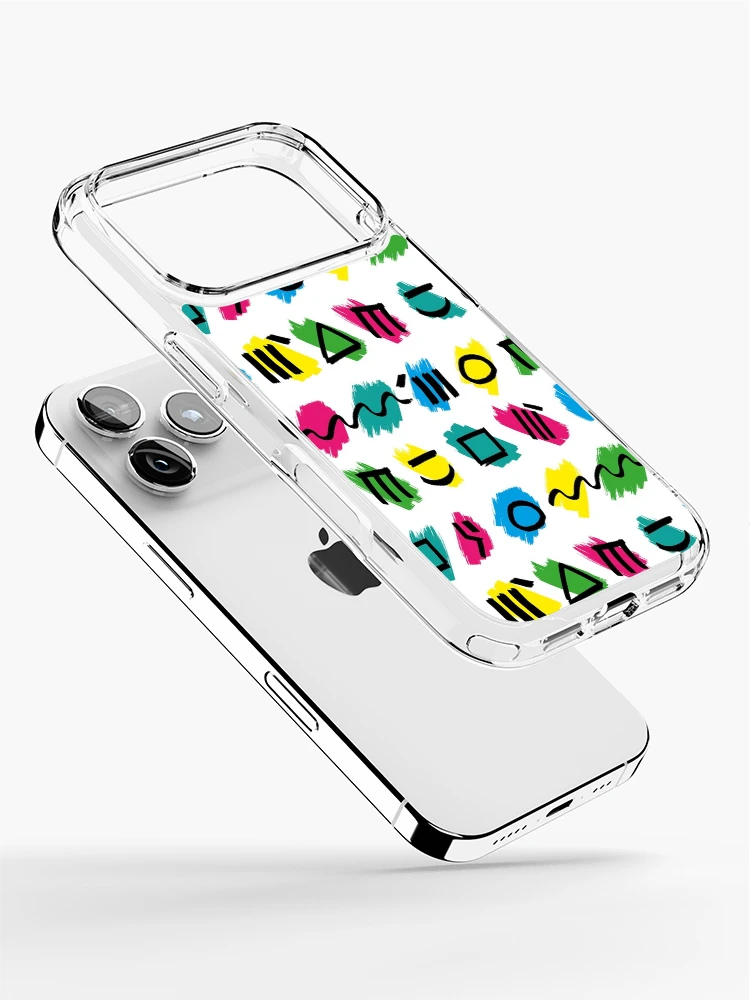 Thumbnail 2 of 5, iPhone Case, Cool Symbol Retro Pattern designed and sold by PatternTale.