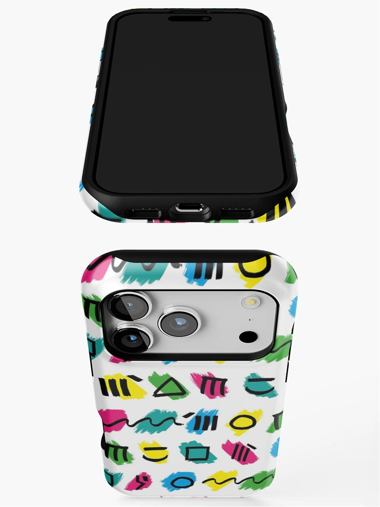 Thumbnail 3 of 4, iPhone Case, Cool Symbol Retro Pattern designed and sold by PatternTale.