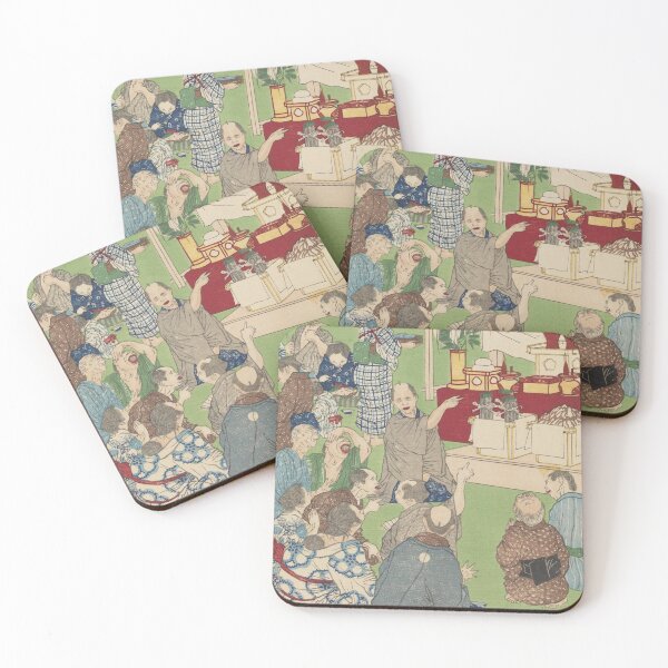 Item preview, A Kamezaki Brewer's Celebration of His Good Fortune designed and sold by japanese-ukiyoe.