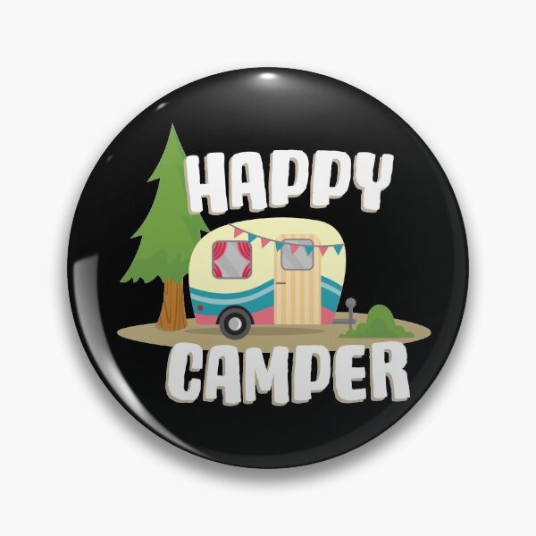 Item preview, Happy Camper Trailer T-shirt designed and sold by RoguePixel.
