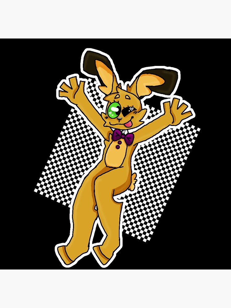 Into the pit springbonnie  Art Board Print for Sale by