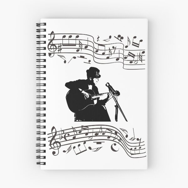 Item preview, Guitar Singer And Music Notes designed and sold by MottoDigging.