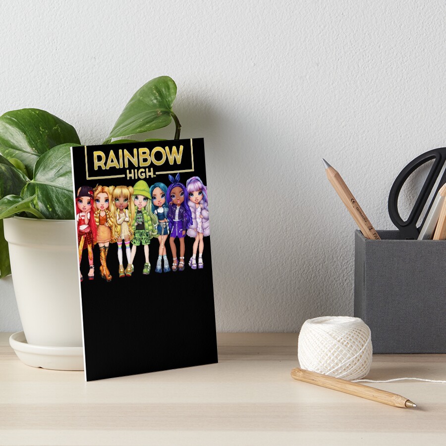 "Rainbow High logo and group" Art Board Print for Sale by