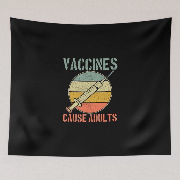 Item preview, Vaccines Cause Adults Pro Vaccination Vintage Retro designed and sold by beckergree.