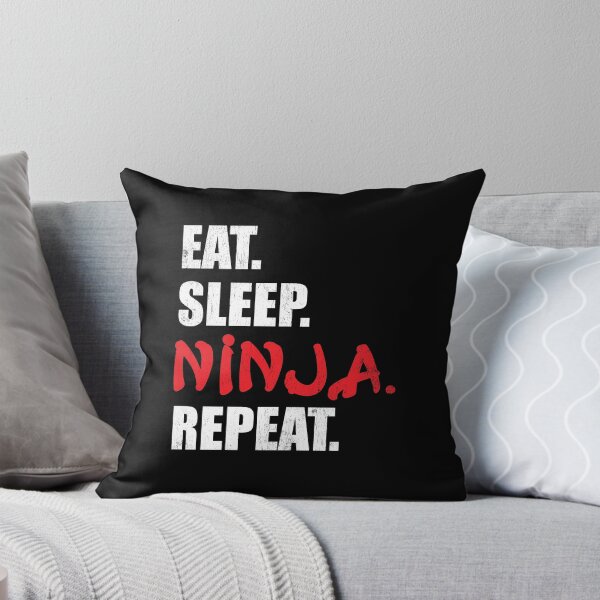 Item preview, Funny Eat Sleep Ninja Repeat Martial Arts designed and sold by RoguePixel.