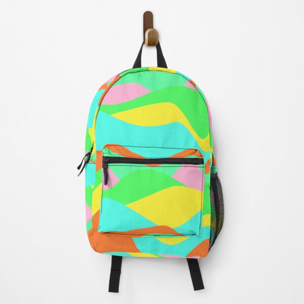Item preview, Neon colors abstract waves shapes patterns designed and sold by Khushi Graphics.