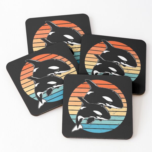 Item preview, Orcas designed and sold by NicGrayGraphic.