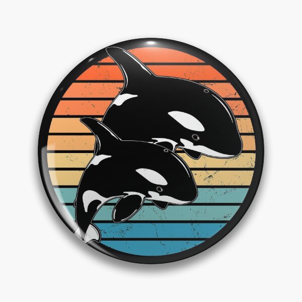Item preview, Orcas designed and sold by NicGrayGraphic.