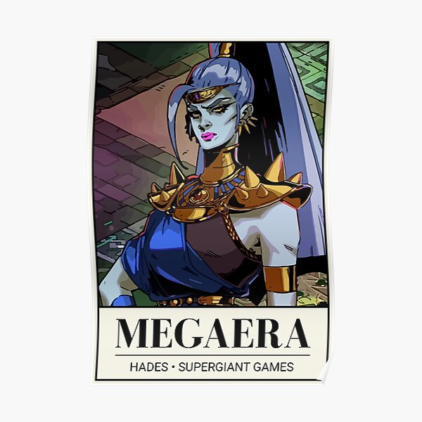 Megaera Hades Poster For Sale By Clarkrd2 Redbubble   Poster,504x498,f8f8f8 Pad,600x600,f8f8f8 