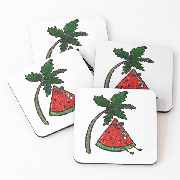 Item preview, Watermelon under palm tree  designed and sold by Elenakro.