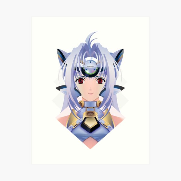 KOS-MOS (Xenoblade Chronicles 2) Art Board Print by VelvetZone